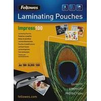 Fellowes Glossy Laminating Pouches A4 200 Micron 100 Pack