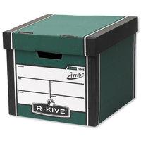 fellowes r kive prem presto storage box green 10 pack