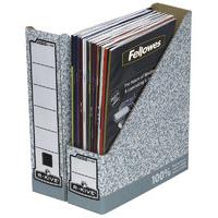 Fellowes Grey/White Bankers Box Premium Magazine File (Pack of 10)