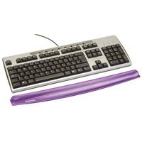 Fellowes 9143703 Crystal Keyboard Wrist Rest Purple