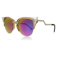 Fendi 0041S Sunglasses Transparent Peach 9F6