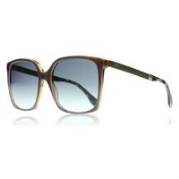 Fendi 0076S Sunglasses Blue Pearl Orange Cream DXI