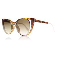 Fendi 0136s Sunglasses Tortoise White NY2 J6