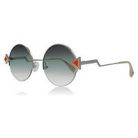 fendi ff0243s sunglasses silver green vgv 51mm