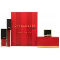 Fendi L\'Acquarossa Gift Set 50ml EDP + Red Lipgloss + Red Nail Polish