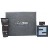 Fendi Fan Di Fendi Pour Homme Acqua Gift Set 100ml EDT + 100ml All Over Shampoo