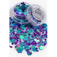 Festival Glitter Pot - blue