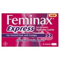 Feminax Express 342mg Tablets 16 Tablets