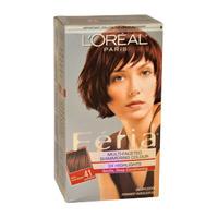 Feria Multi-Faceted Shimmering Color3X Highlights#41 Rich Mahogany 1 Application Hair Color