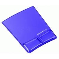 Fellowes Health-V Crystal Mouse Pad/Wrist Rest