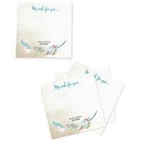 Feather Whimsy Memory Box Wishing Well Cards