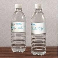 Feather Whimsy Water Bottle Label