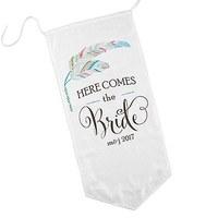 Feather Whimsy Personalised Ceremony Banner
