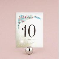 Feather Whimsy Table Numbers