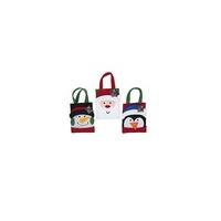Felt Christmas Character Bags With Hand Tag