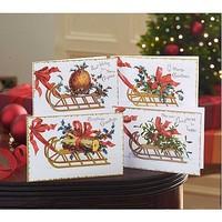 Festive Sleigh Christmas Cards