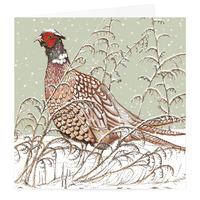 Festive Pheasant Christmas Card
