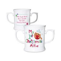 Felt Stitch Robin \'My 1st Christmas\' Loving Mug