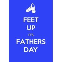 Feet Up It\'s Fathers Day | Personalised Father\'s Day Card | KC1028