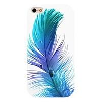Feather Pattern Back Case for iP...