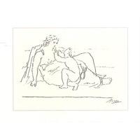 Femme Et Enfant By Pablo Picasso