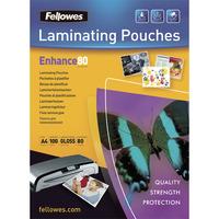 Fellowes 5306114 Laminating Pouches A4 80 micron (Pack of 100)