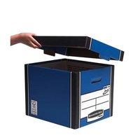 Fellowes Bankers Box Premium 725 (A4/Foolscap) Classic Storage Box (1 x Pack of 10 Storage Boxes) Ref 7250603