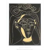 Femme au chapeau fleuri, 1962 By...