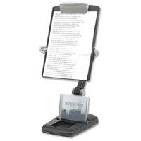Fellowes Weighted Base Multi-Purpose Copyholder Landscape and Portrait 3 Joints (Graphite)