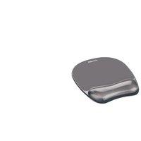 fellowes crystal gel mouse padwrist rest black
