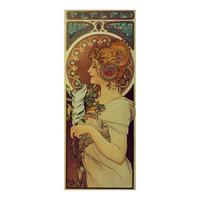 Feather By Alphonse Mucha