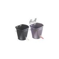 feeding bucket for calves black without mounting 8 l gewa