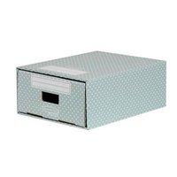 fellowes bankers box a4 mini drawer unit stackable greenwhite pack 2