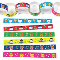 festive paper chains pack of 240