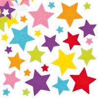 felt star stickers pack of 144