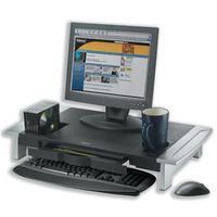 fellowes office suites premium monitor riser blacksilver