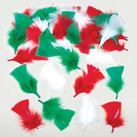 festive feathers pack of 120