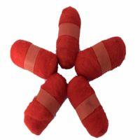 FELTING FIBRE WOOL ASSTD PACK 5 ROLLS XMAS RED 374459