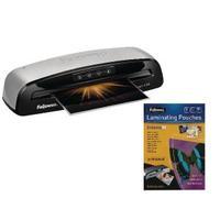 Fellowes Saturn 3i A4 Laminator with Free Laminating Pouches Pack of