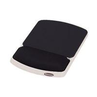 Fellowes Gel Wrist Rest and Mouse Pad GraphitePlatinum 91741