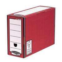 Fellowes Bankers Box Premium A4Foolscap Transfer File with Flip Top