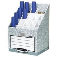 Fellowes Bankers Box System Roll Store Stand for Rolled Documents Grey