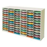 Fellowes A4 Literature Sorter Melamine-Laminated Shell 72 Compartments