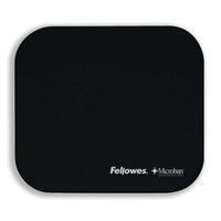 Fellowes Microban Antibacterial Mouse Pad with Non-Slip Base Black