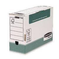 Fellowes Bankers Box Green Transfer Foolscap File 120mm Pack of 10