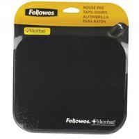 fellowes microban black mouse mat 5933905