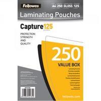 Fellowes Capture 125 Glossy A4 Laminating Pouches Value Pack 5314901