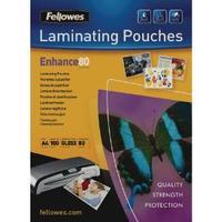 Fellowes A4 Laminating Pouch 160 Micron Pack of 100 55306101