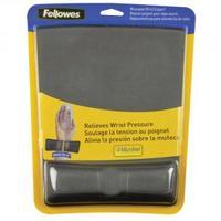 Fellowes Fabrik Mouse PadWrist Support Graphite 9184001