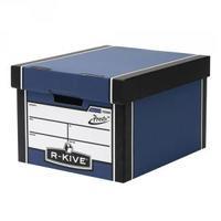 fellowes bankers box premium presto classic storage box blue 7250601